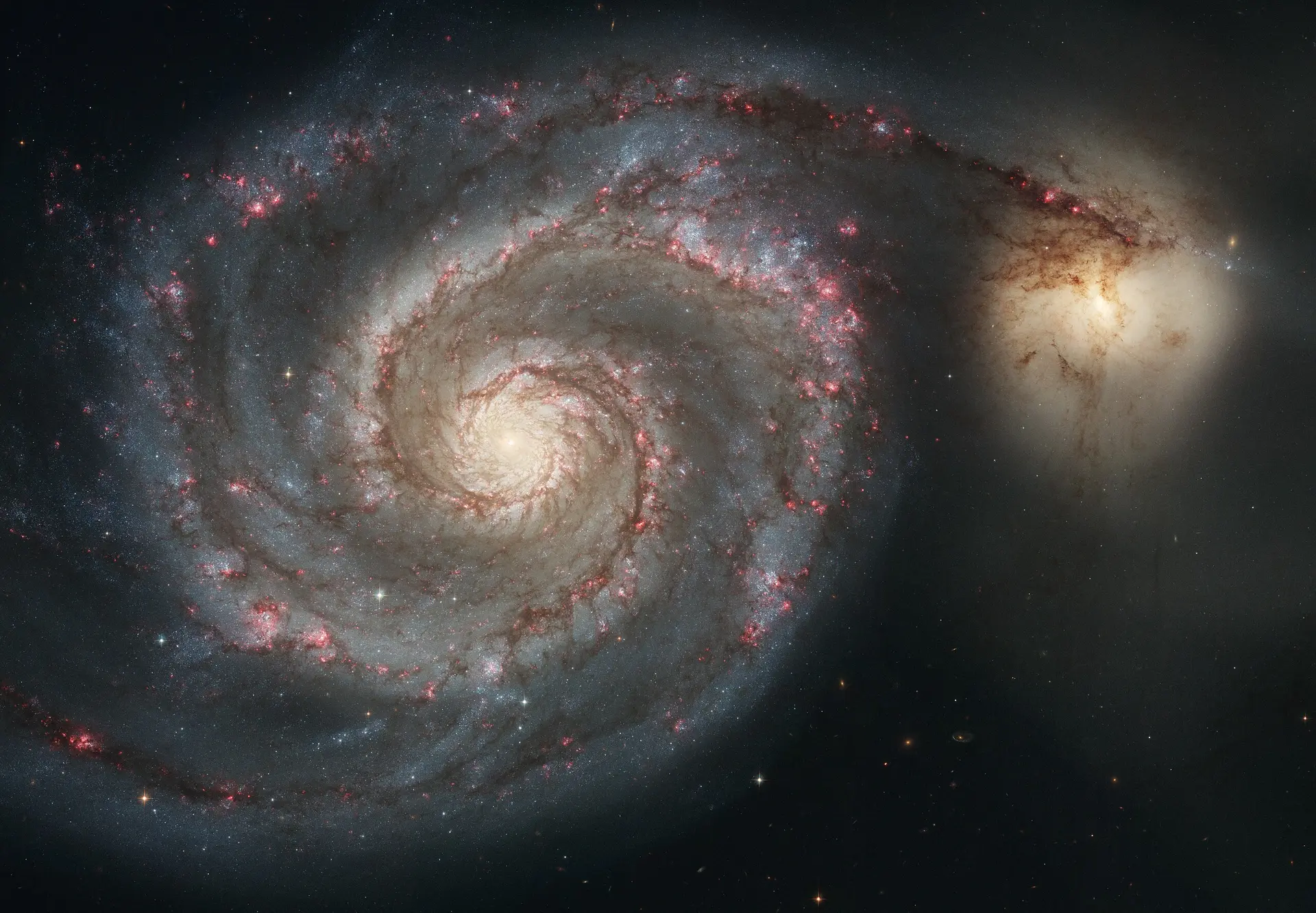 Galaxie M51 ©Hubble-NASA-ESA