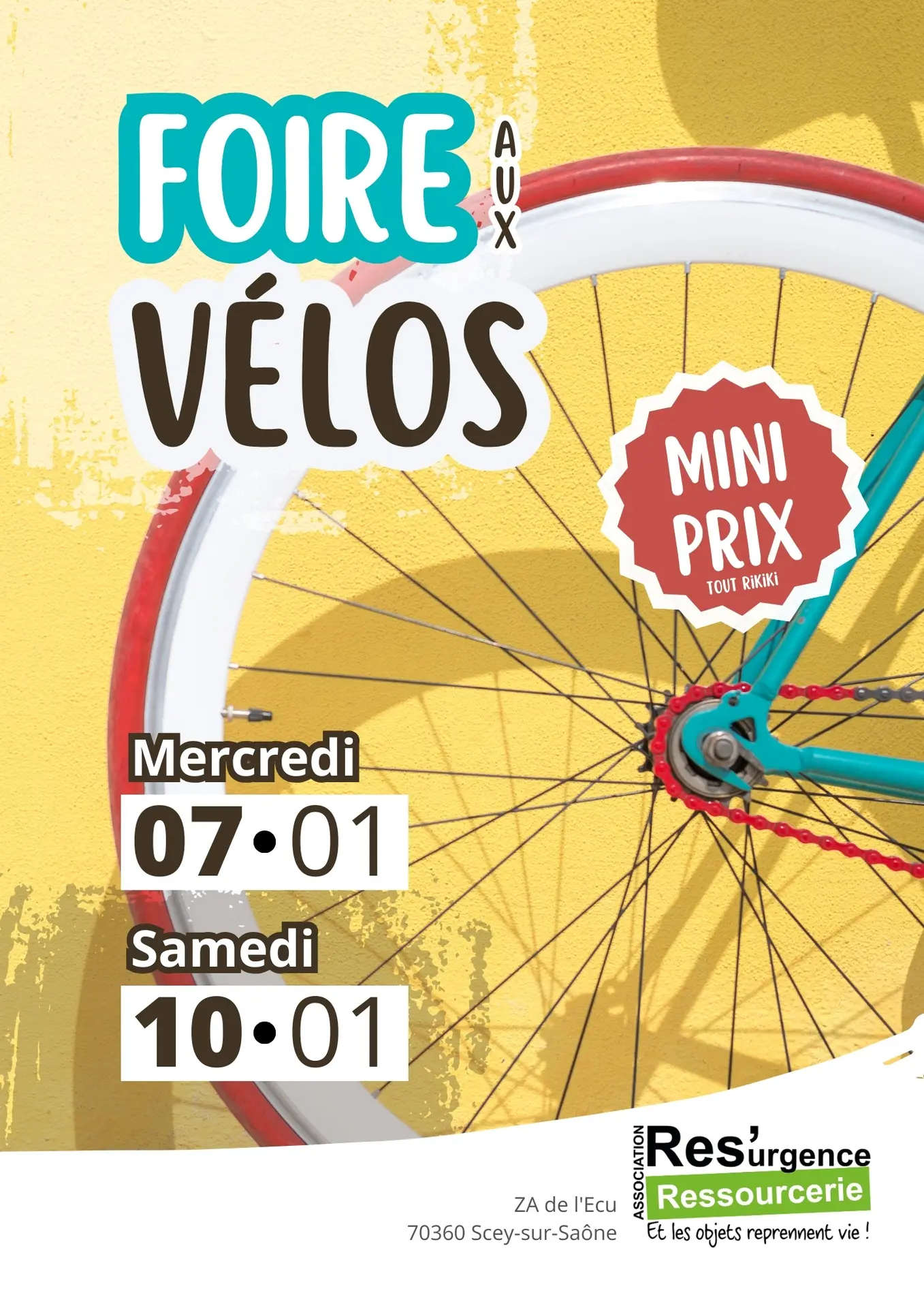 Affiche foire aux vélos