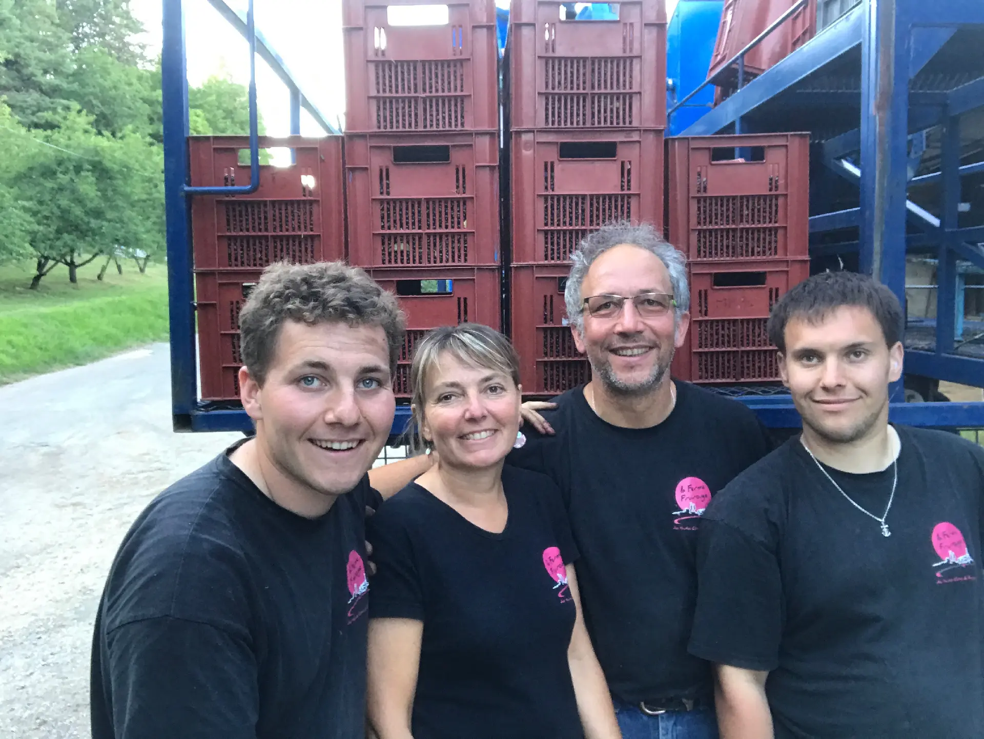 Famille Olivier ferme Fruirouge
