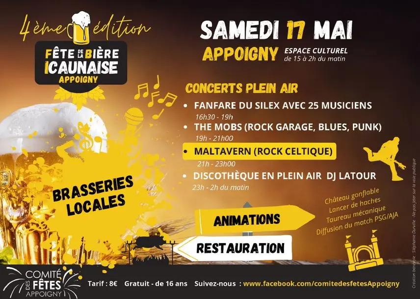 Fête de la Bière Icaunaise - la 4e édition