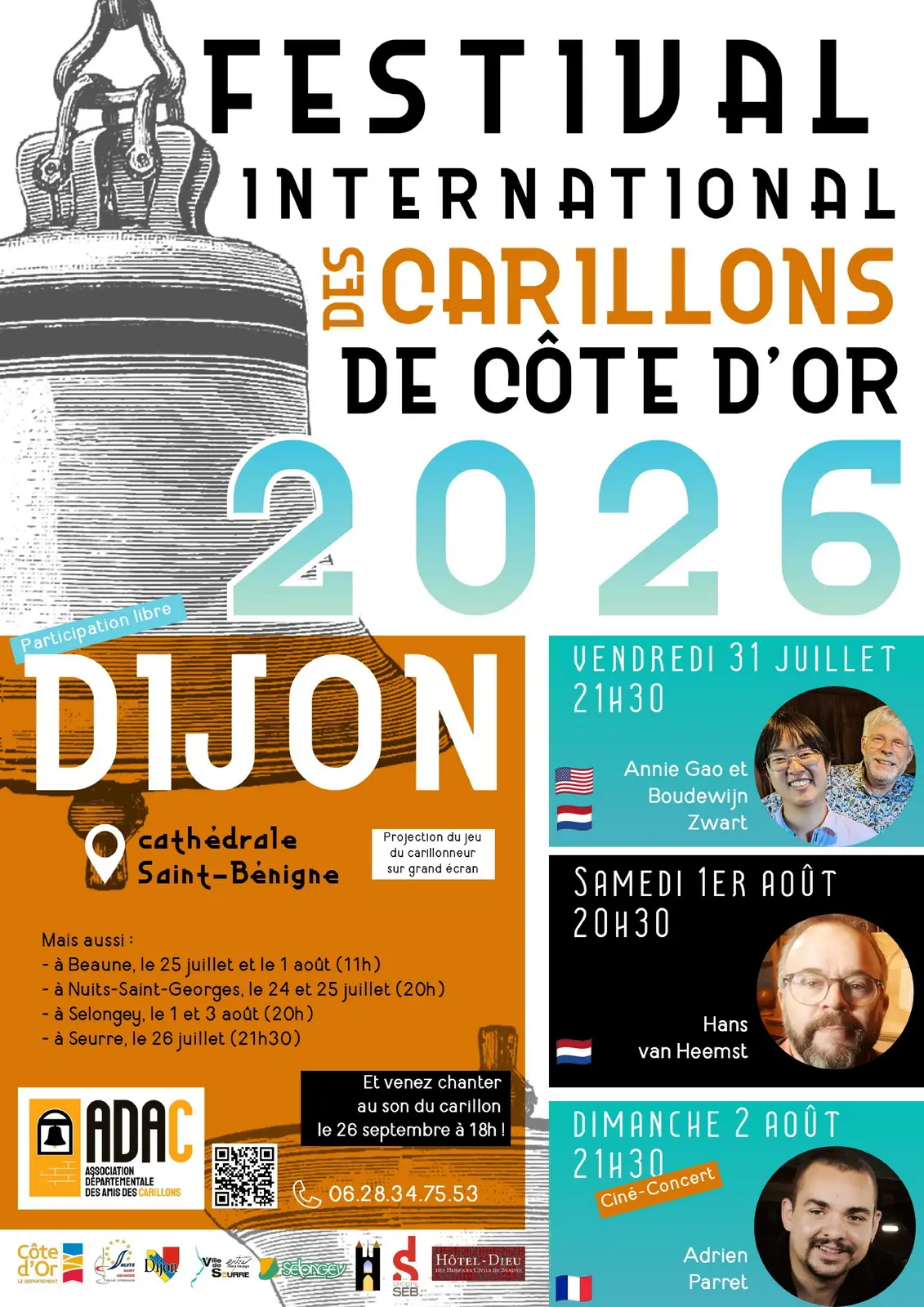 Festival Inetrnational des carillons de Côte-d'Or