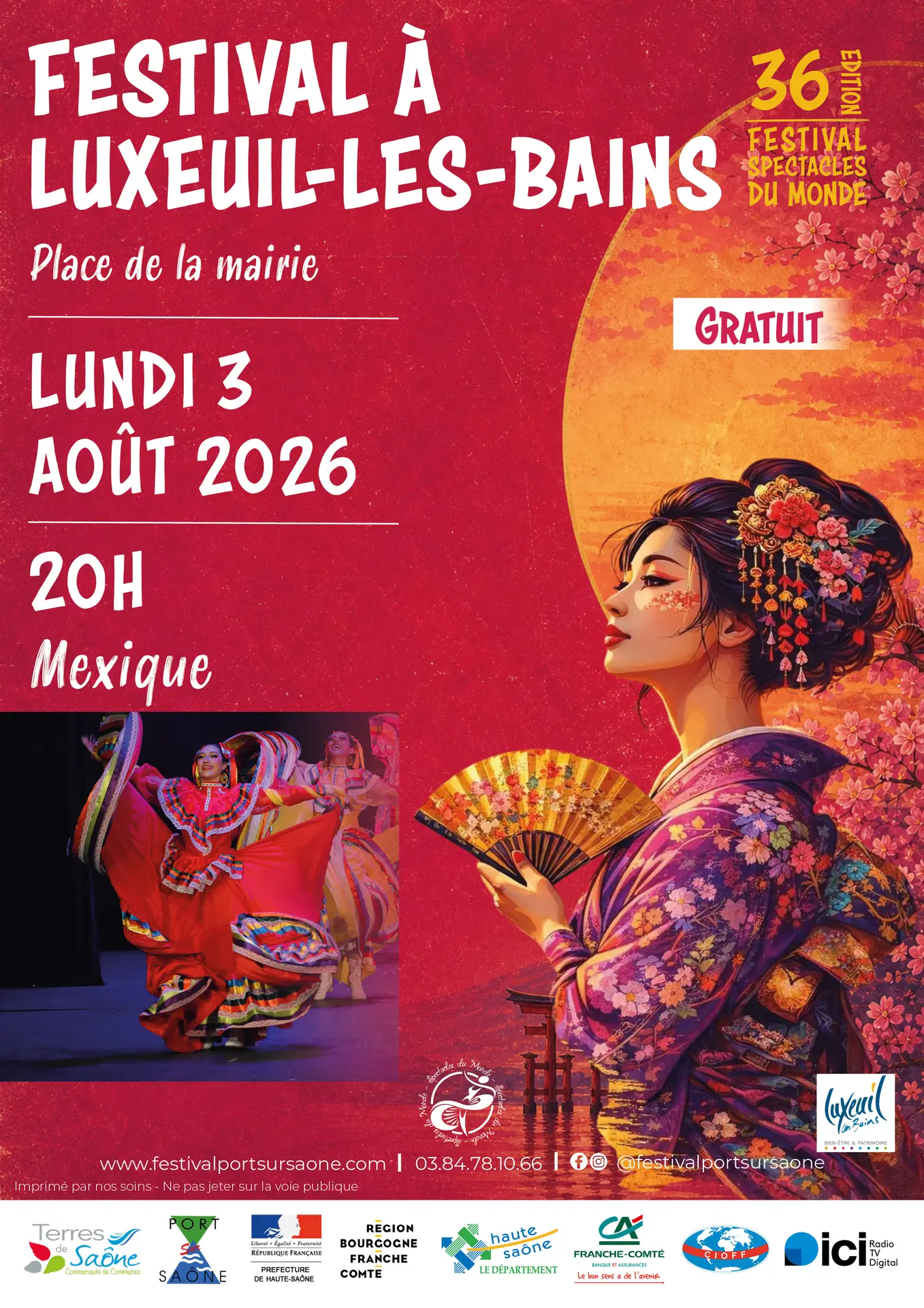 Festival spectacle du monde - 3 AOUT 2026