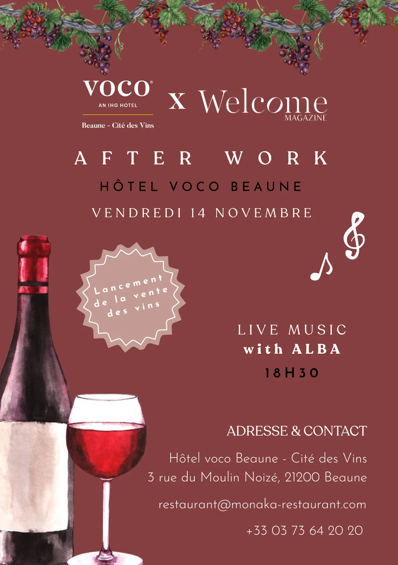 Afterwork Vente des Vins