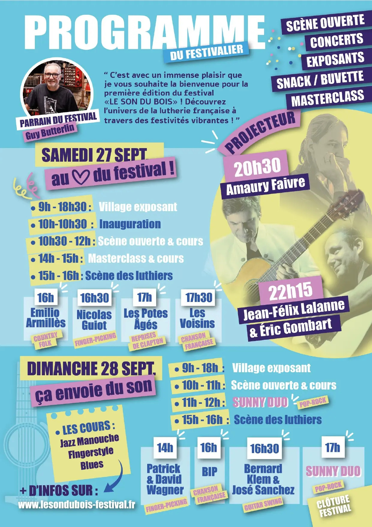 Flyer PROGRAMME FESTIVALIER