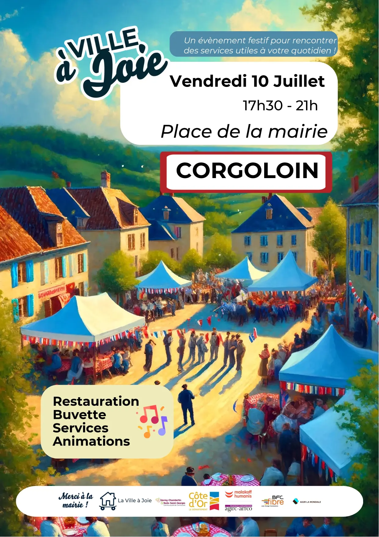 Ville à Joie à Corgoloin