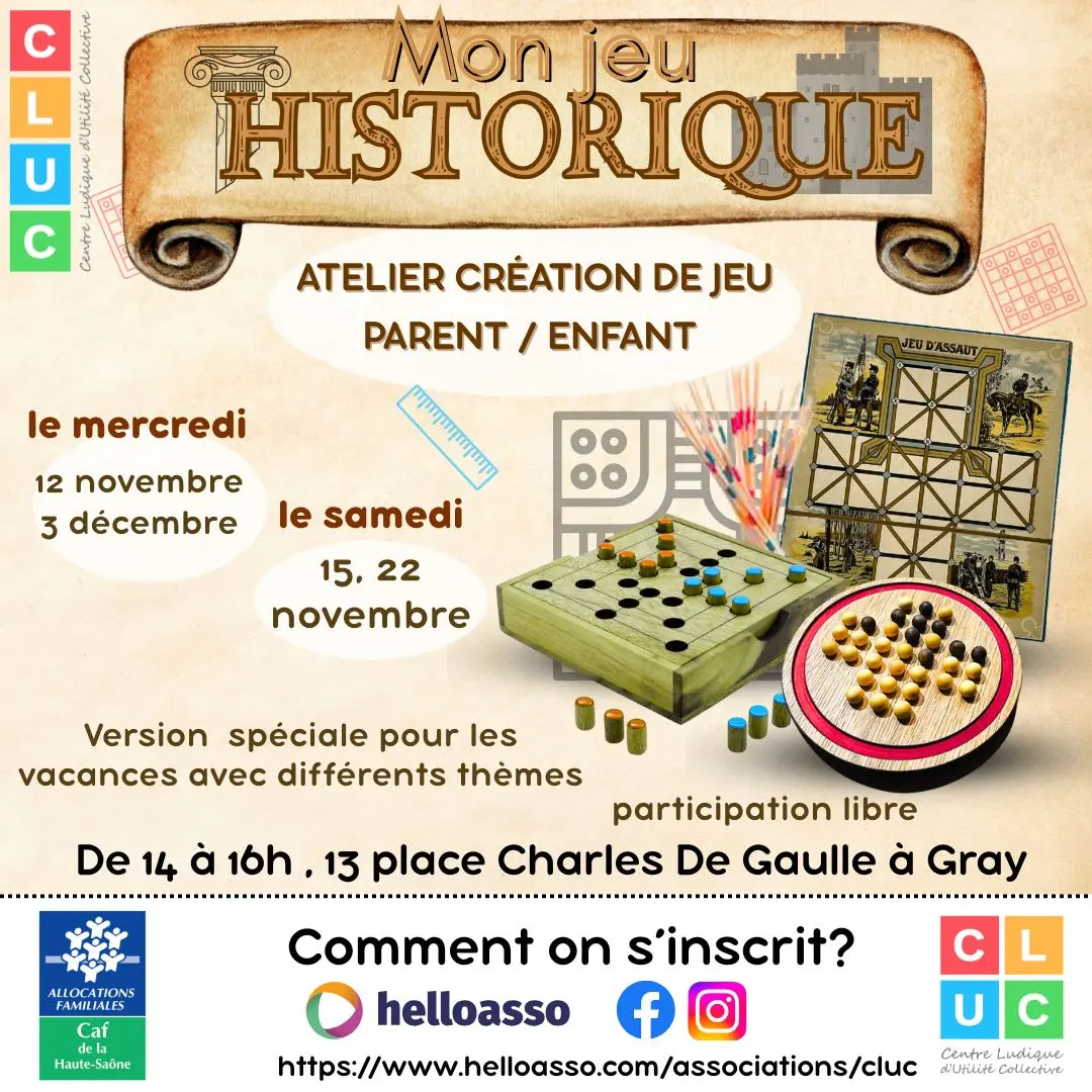 Histoire de jeu planning