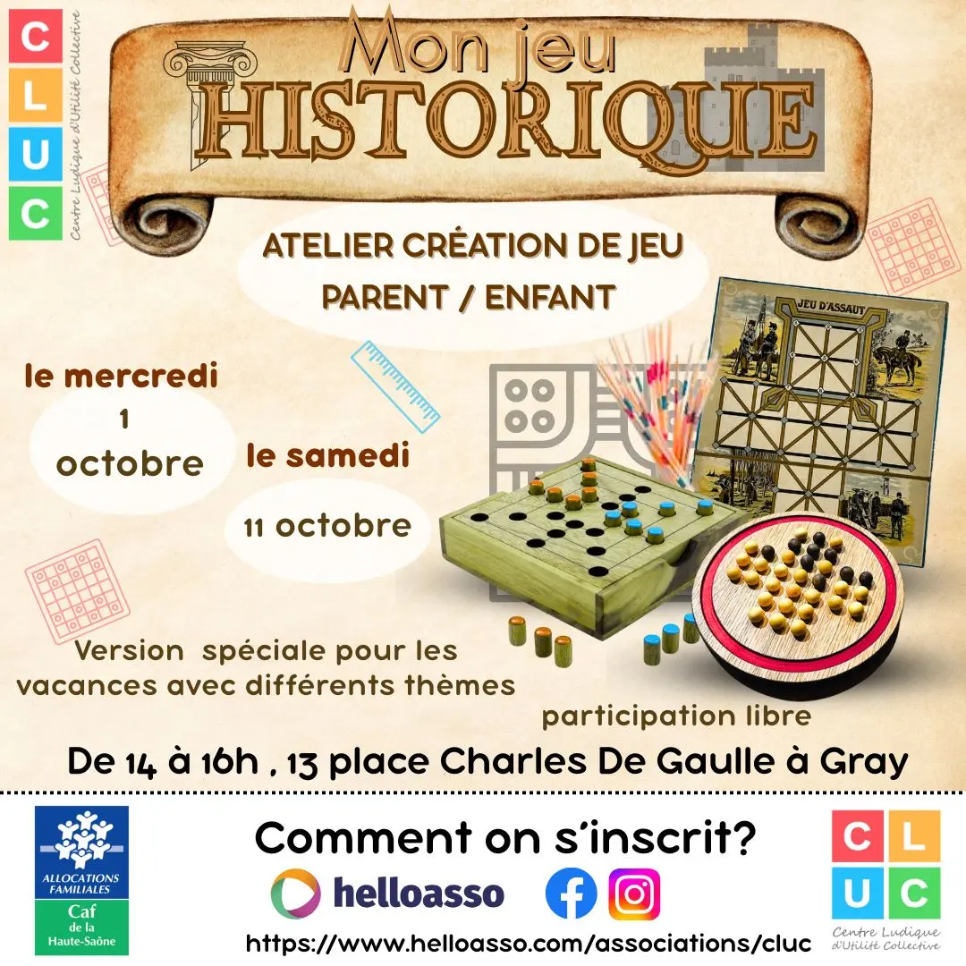 Mon jeu Historique