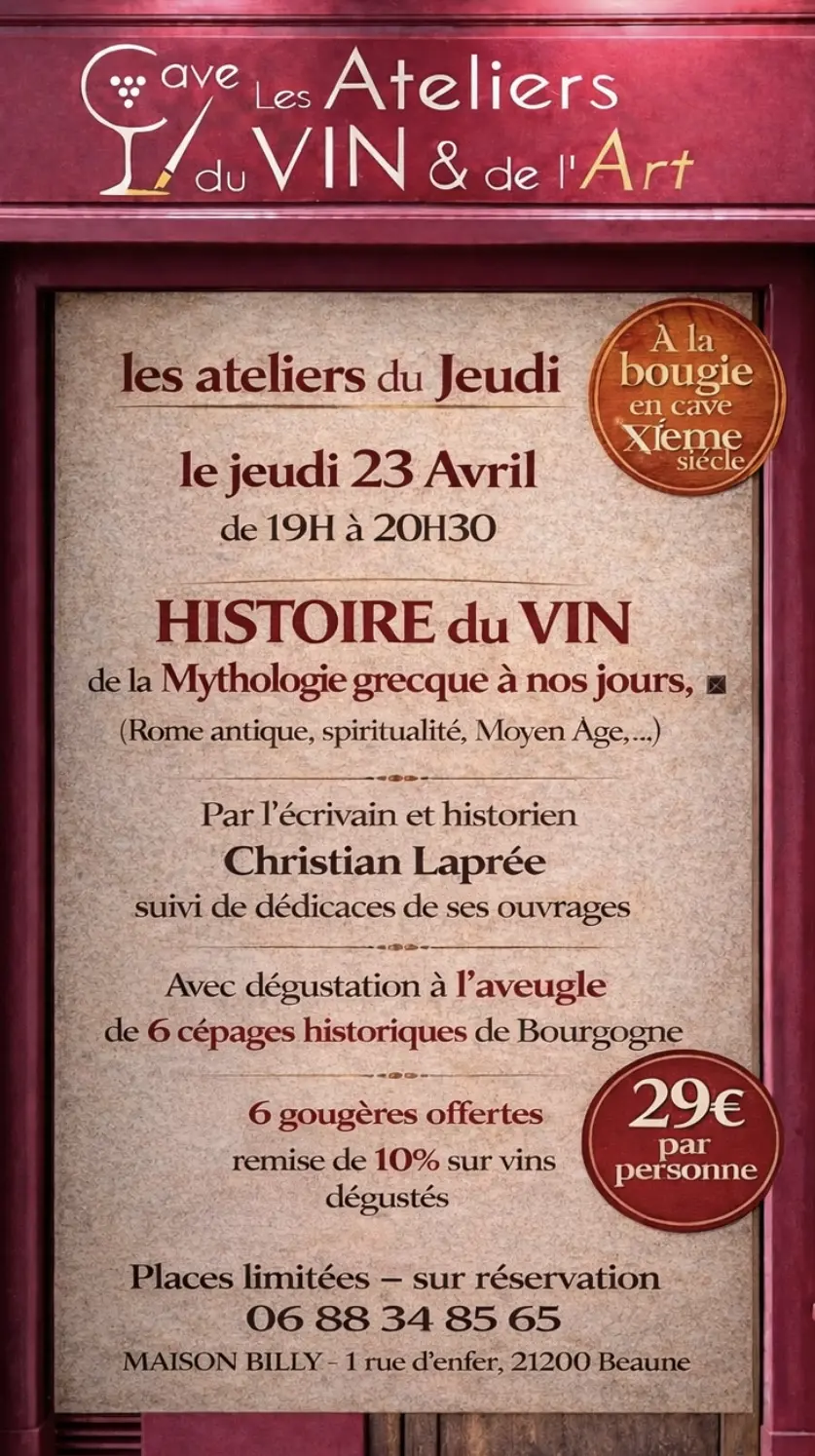 Histoire du Vin & dégustation