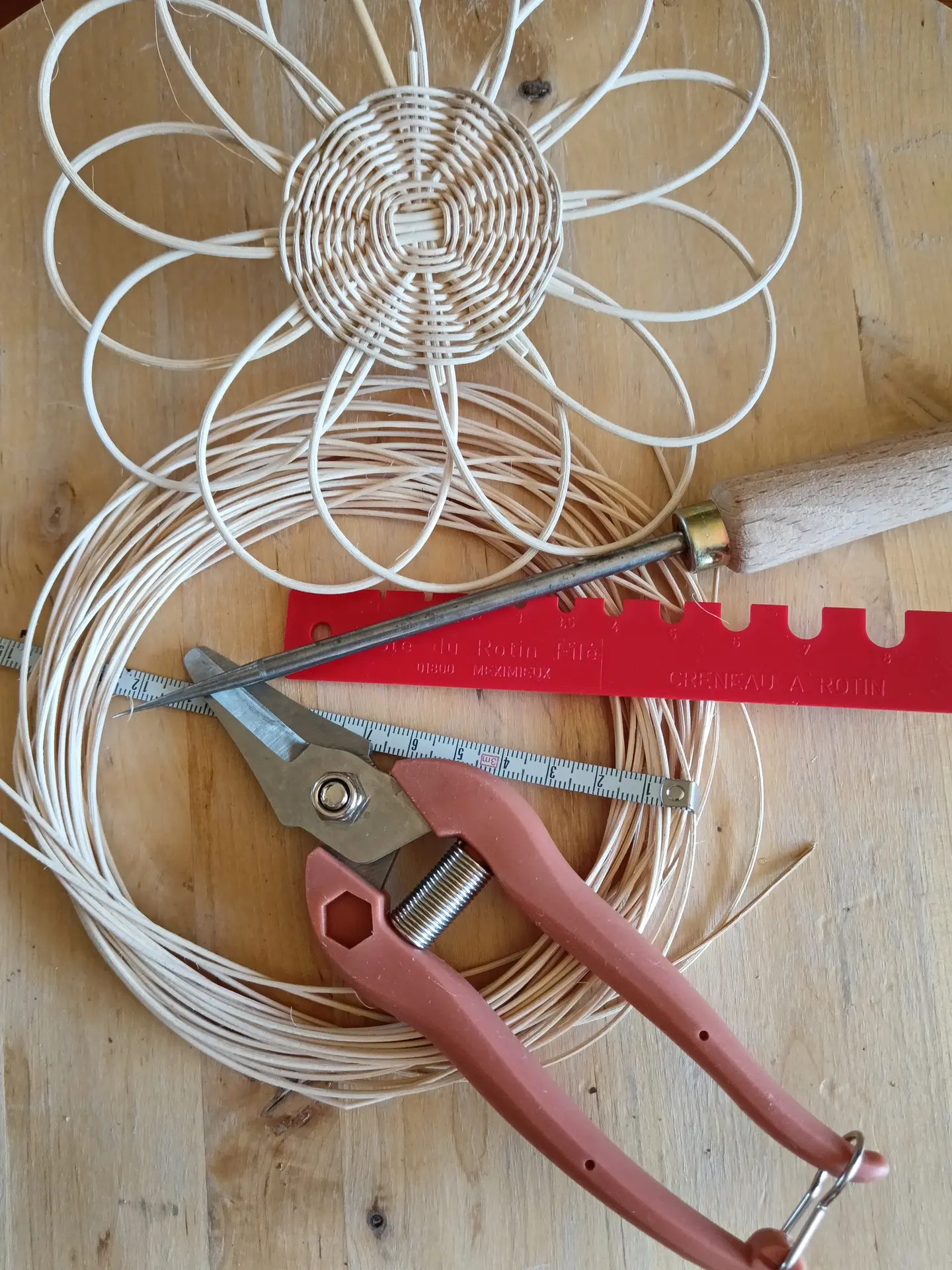 Atelier d'initiation à la vannerie au rotin