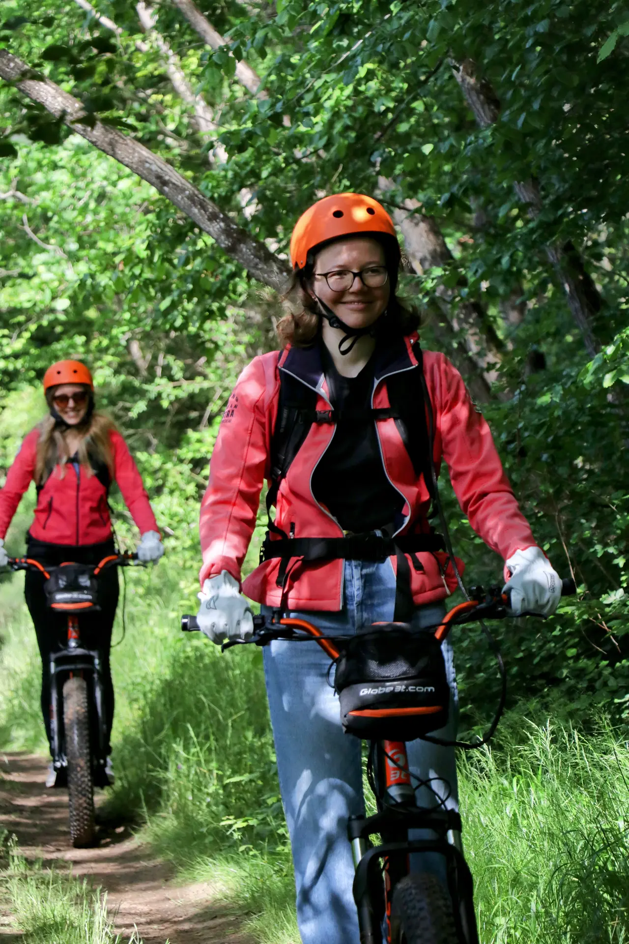 France à Vélo e-trott en forêt