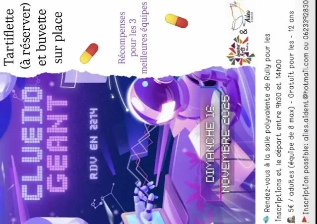 CLUEDO GEANT à Rully le 16/11/2025