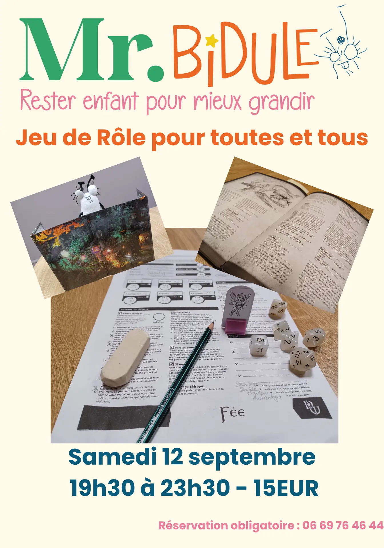 Jeu de rôle chez Monsieur BIDULE