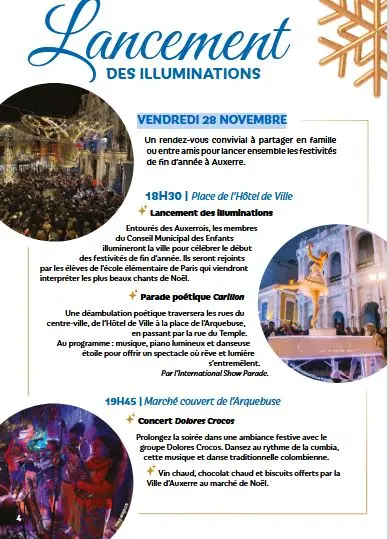 Lancement des illuminations 2025