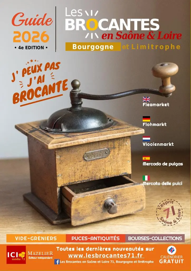 Les Brocantes en Saône et Loire, Bourgogne et Limitrophe