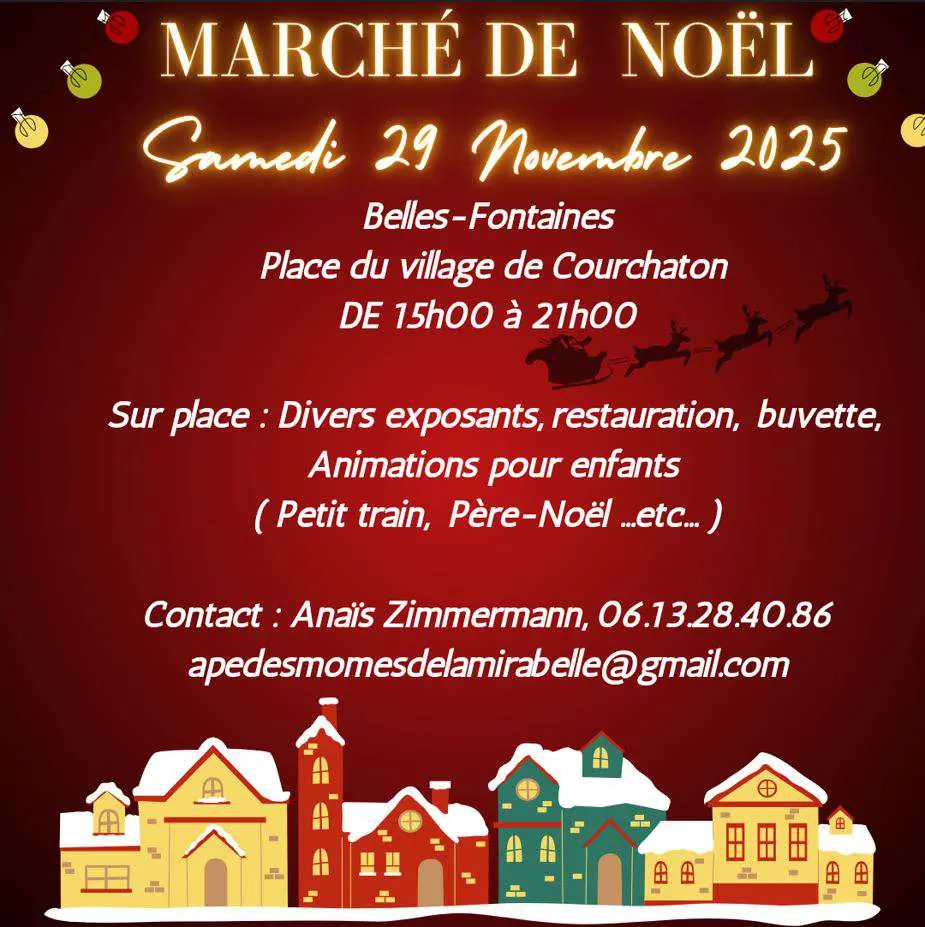 Marché de noel COURCHATON 29 novembre
