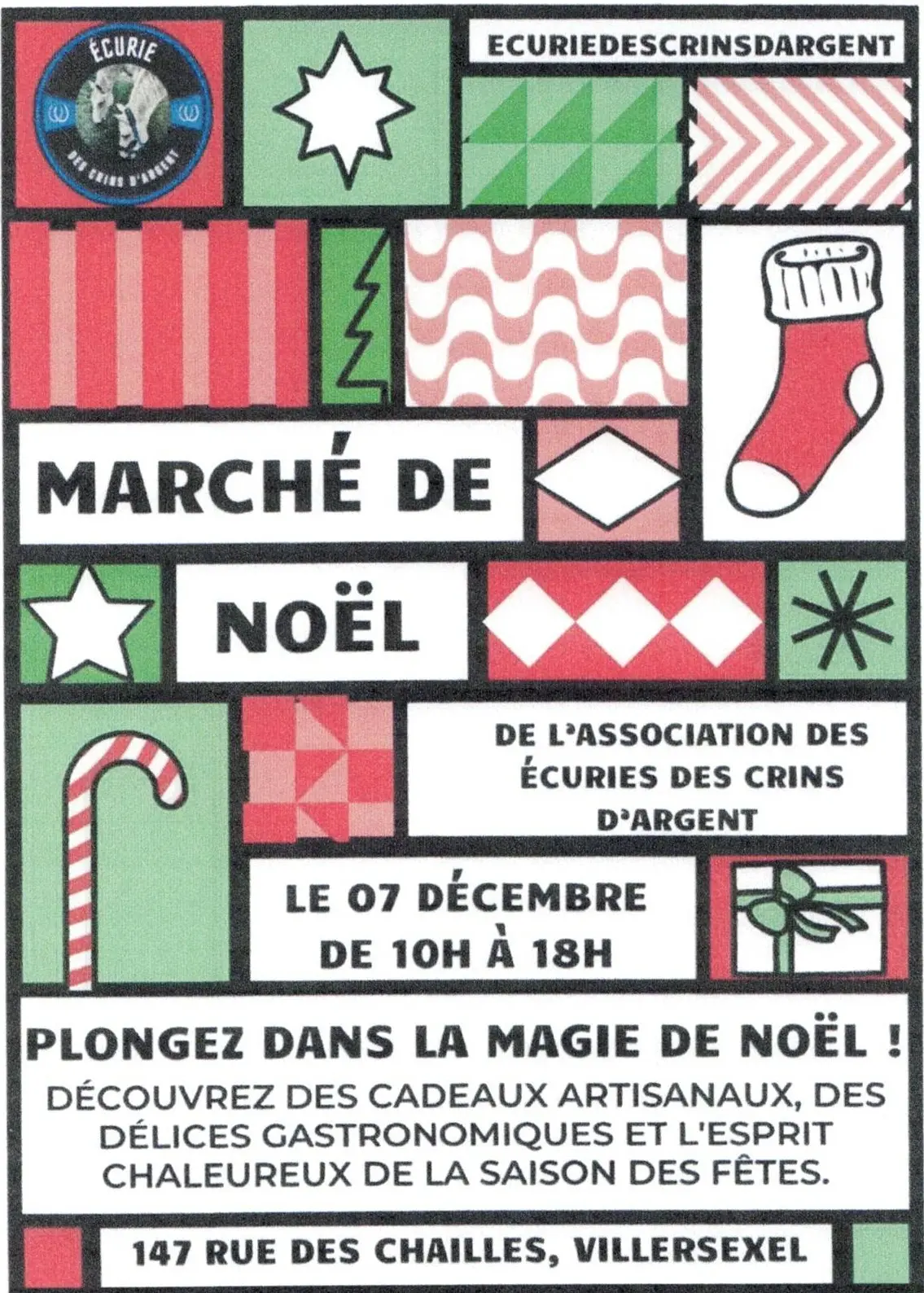 Marché de noel VILLERSEXEL Ecuries 07 décembre