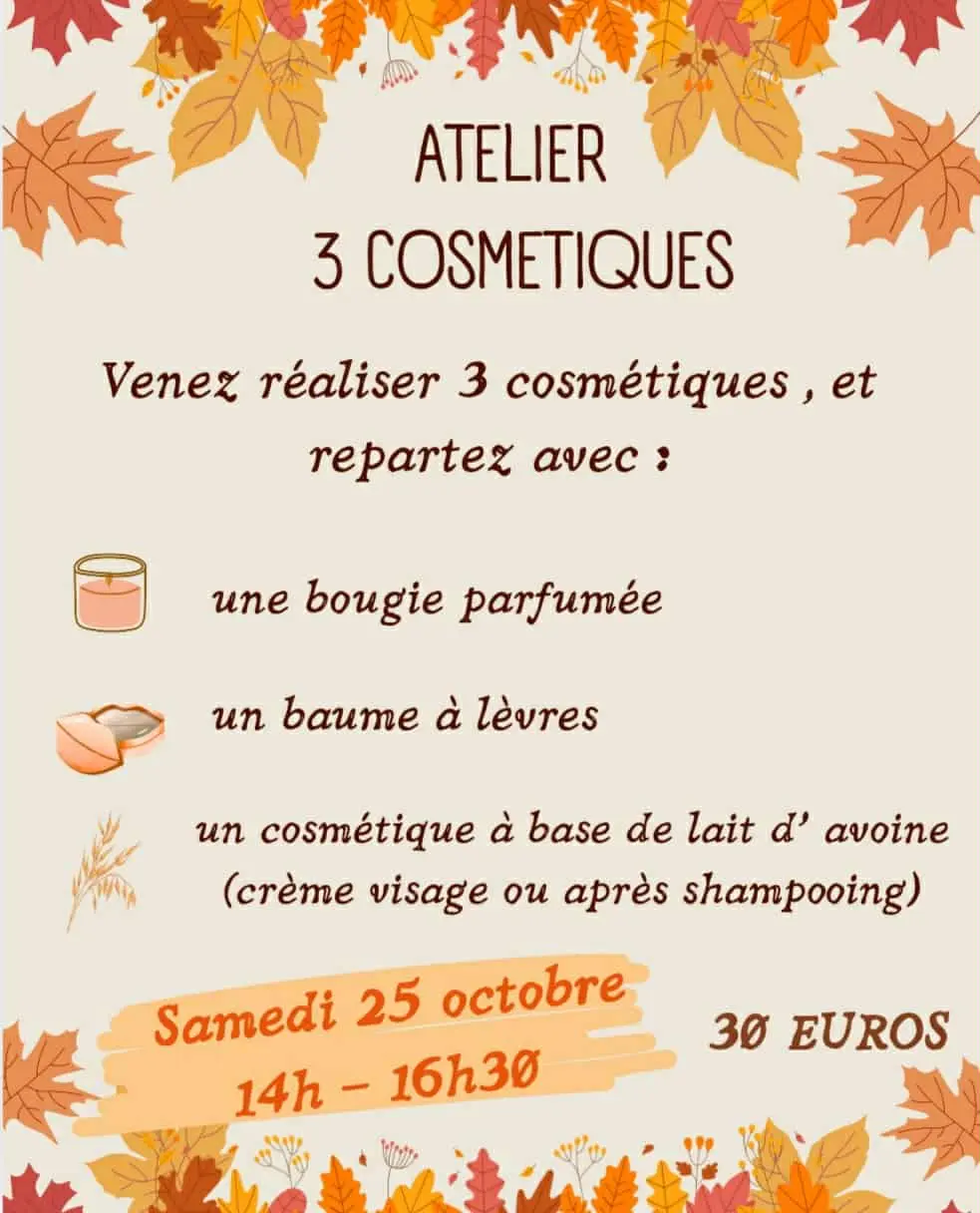 Atelier 3 cosmétiques