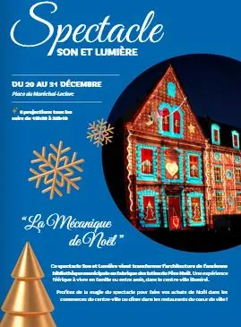 Spectacle Son et Lumière Auxerre NOEL 2025
