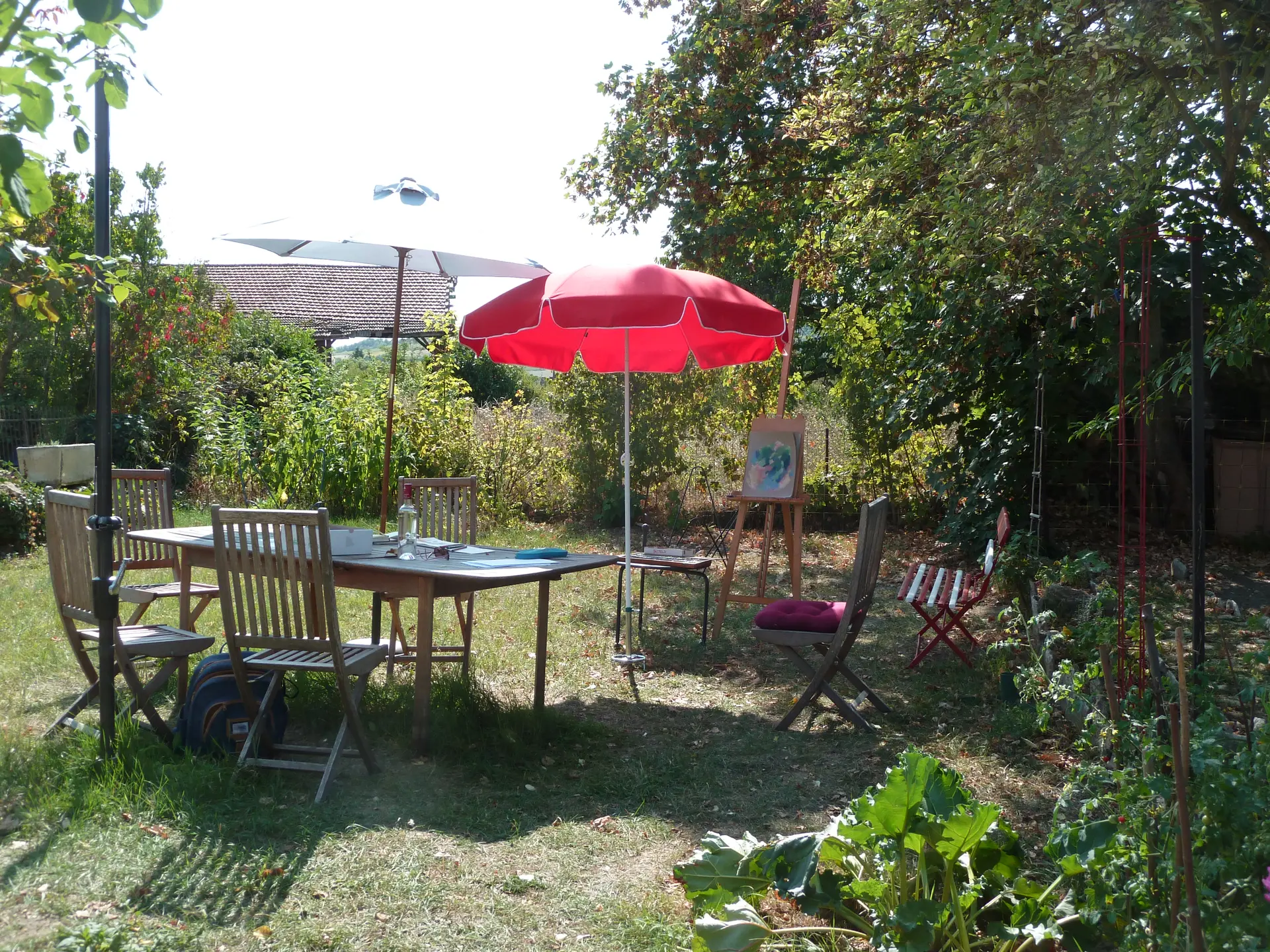 Peindre au jardin
