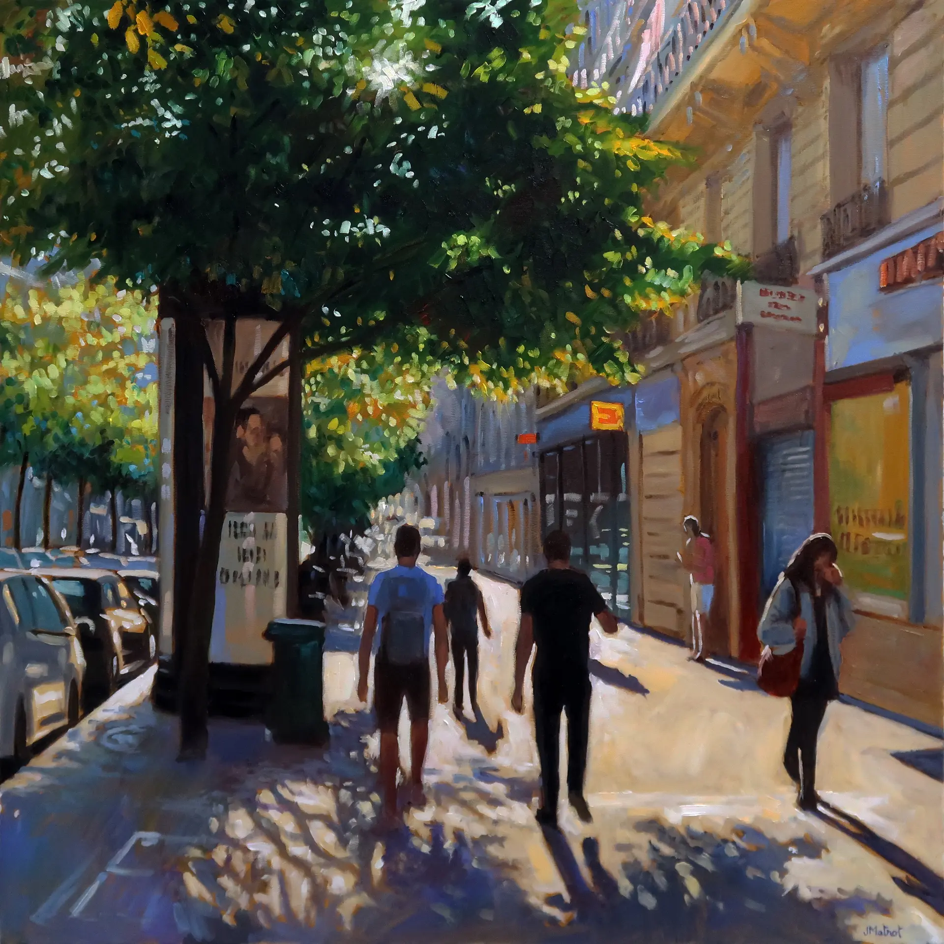 PARIS EN ETE 90X90 2025