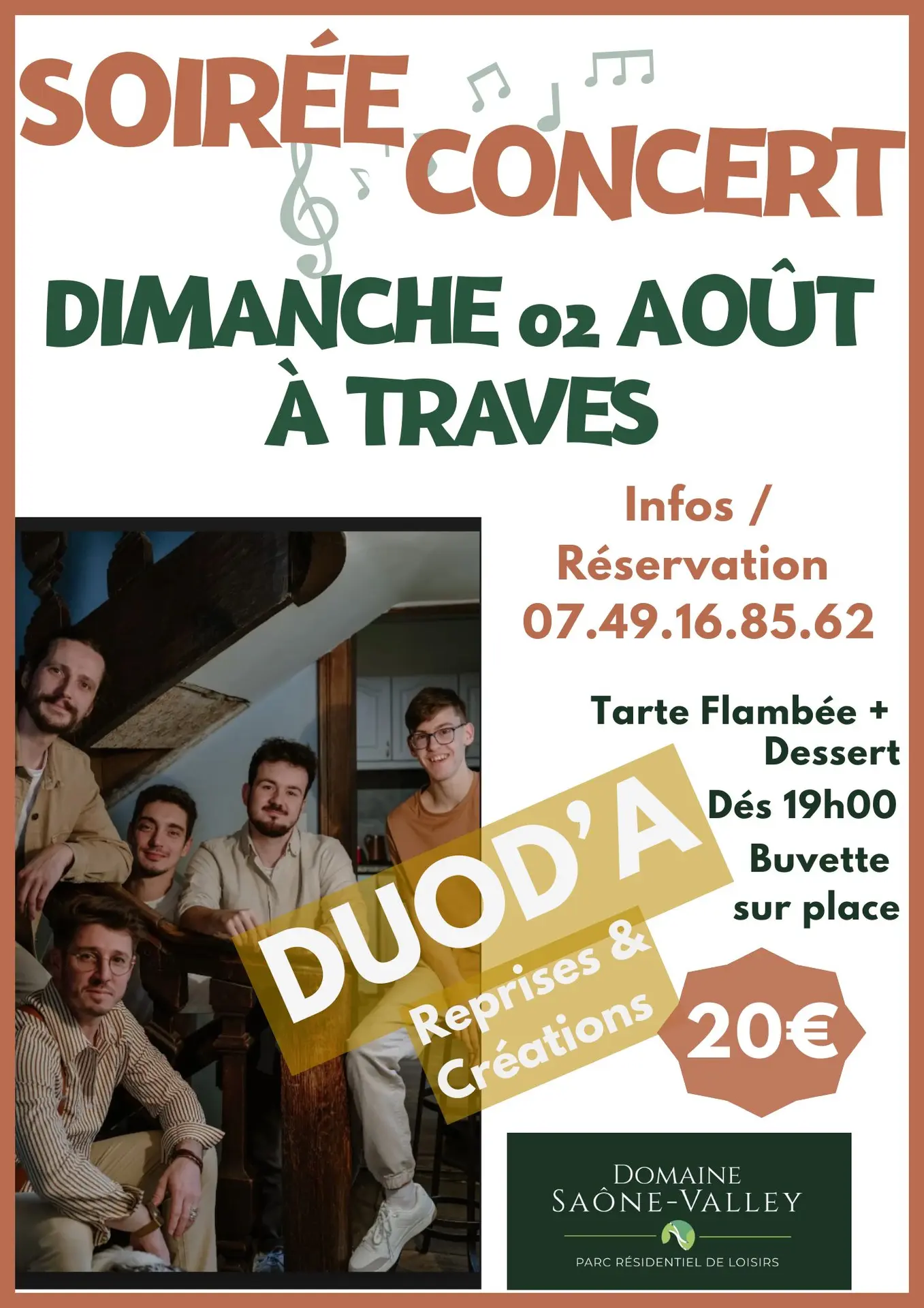 REPAS CONCERT 2 AOÛT 2026