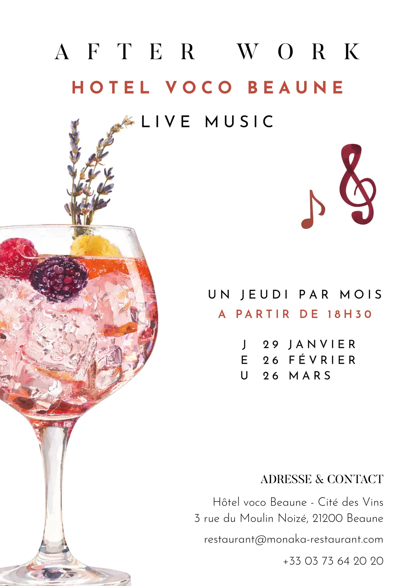 Afterwork - Hôtel voco Beaune