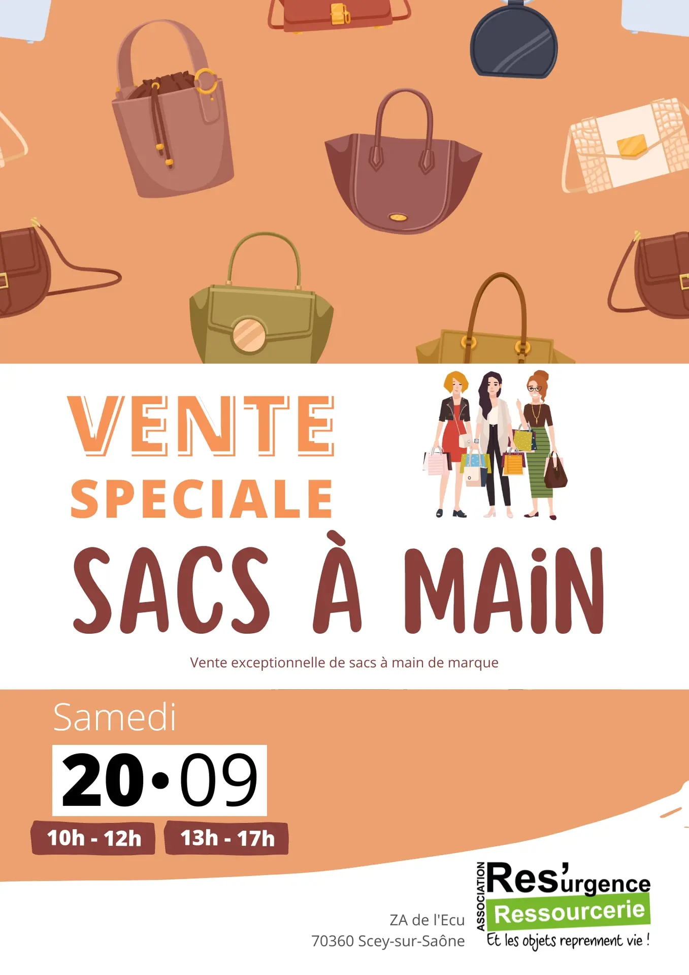Affiche sacs à main