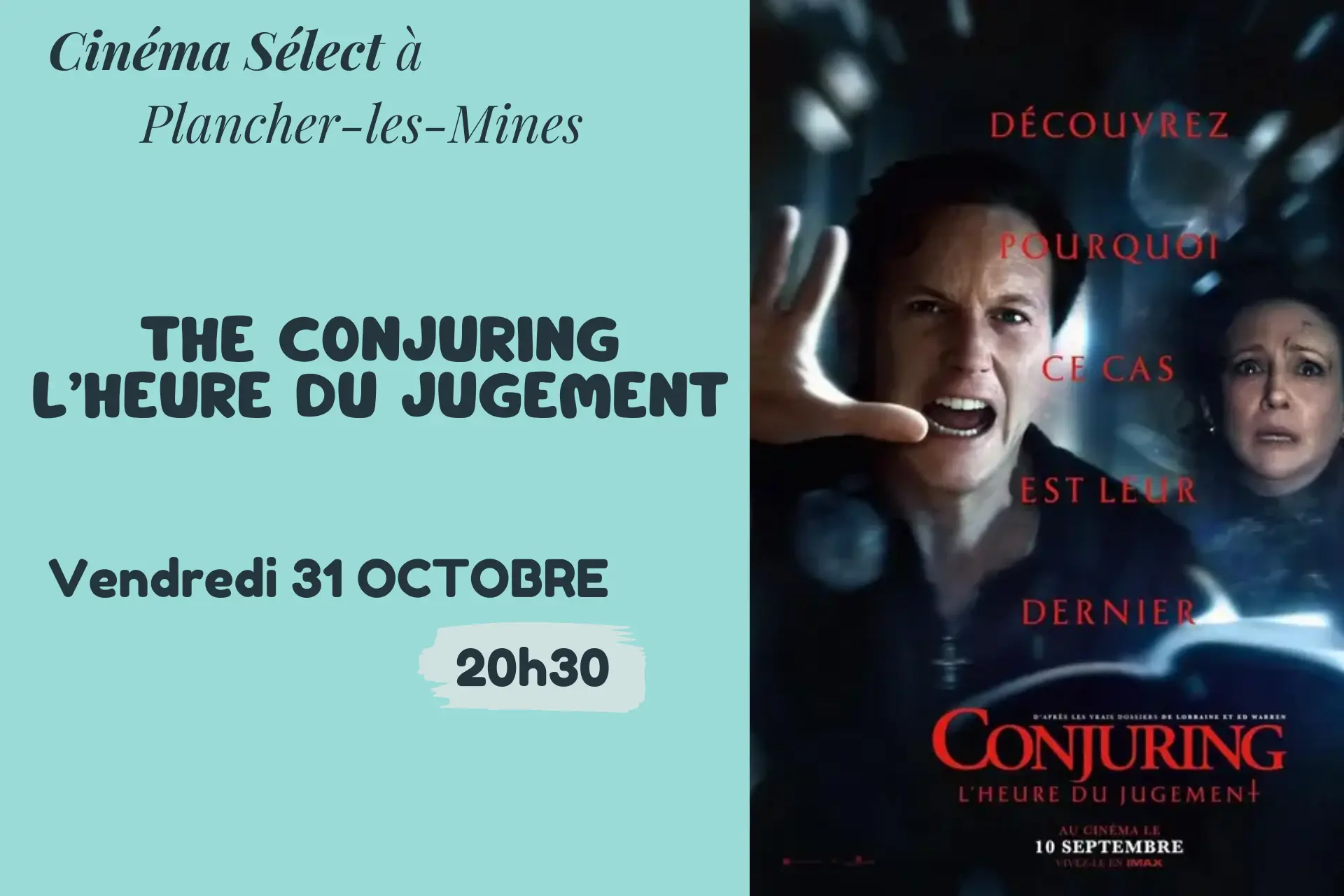 septembre octobre 2025 - conjuring