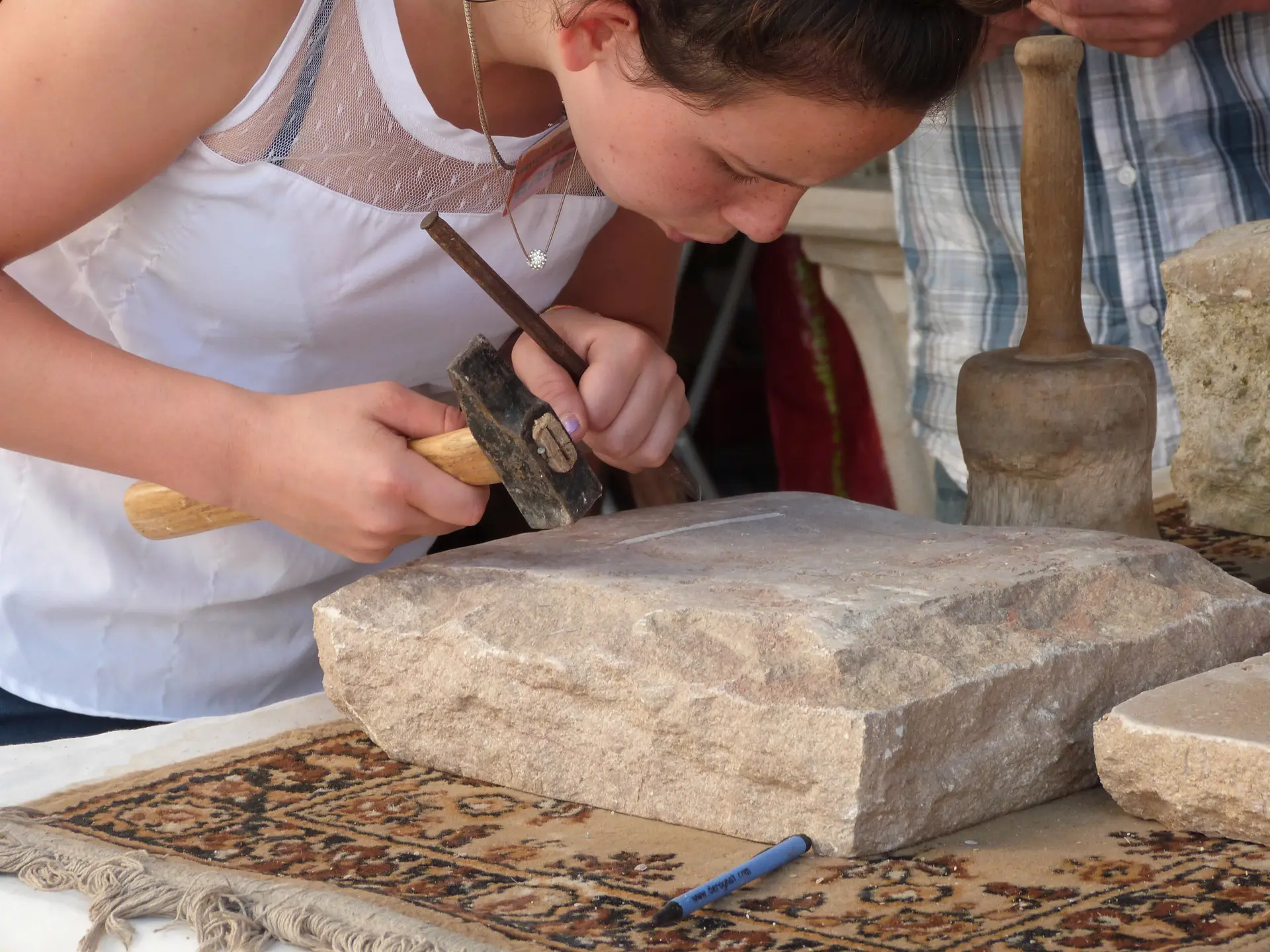 Démonstration d'artisanat d'art