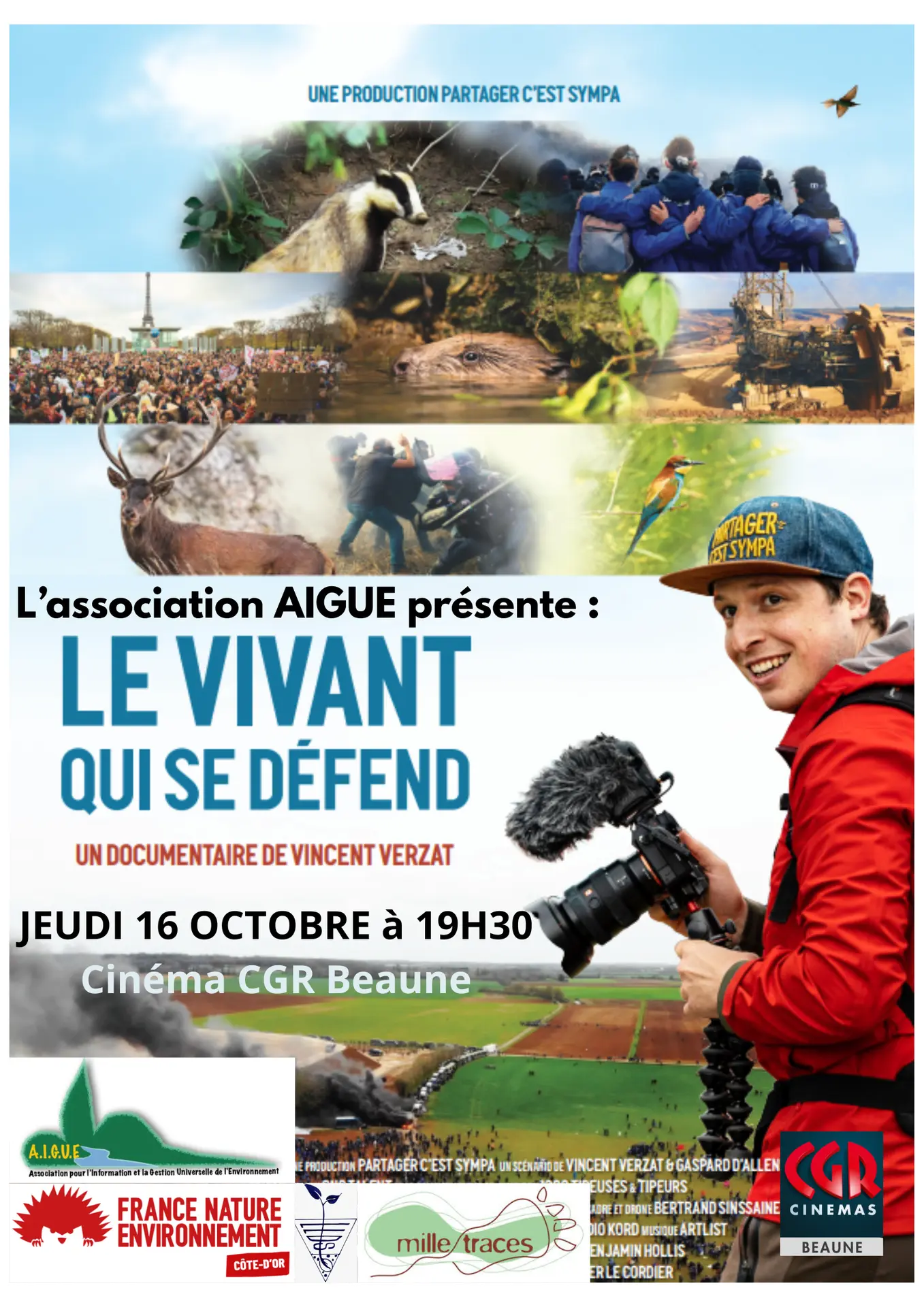 Affiche Le vivant qui se défend