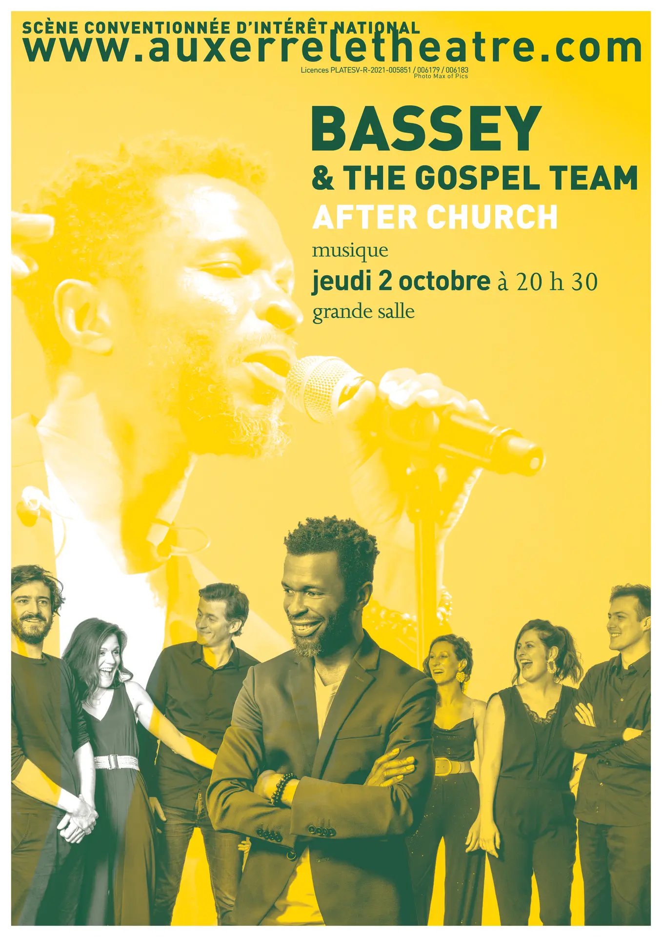 affiche A3 Bassey & the gospel team