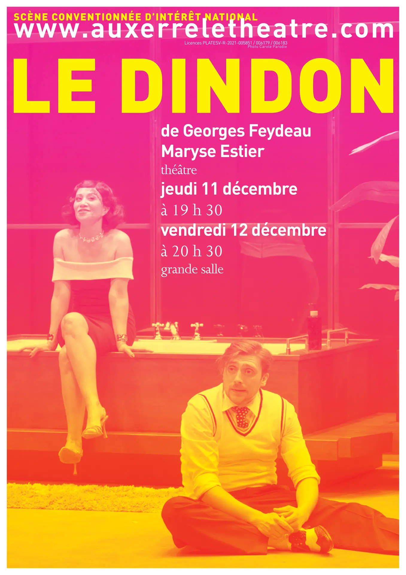 affiche A3 Le Dindon