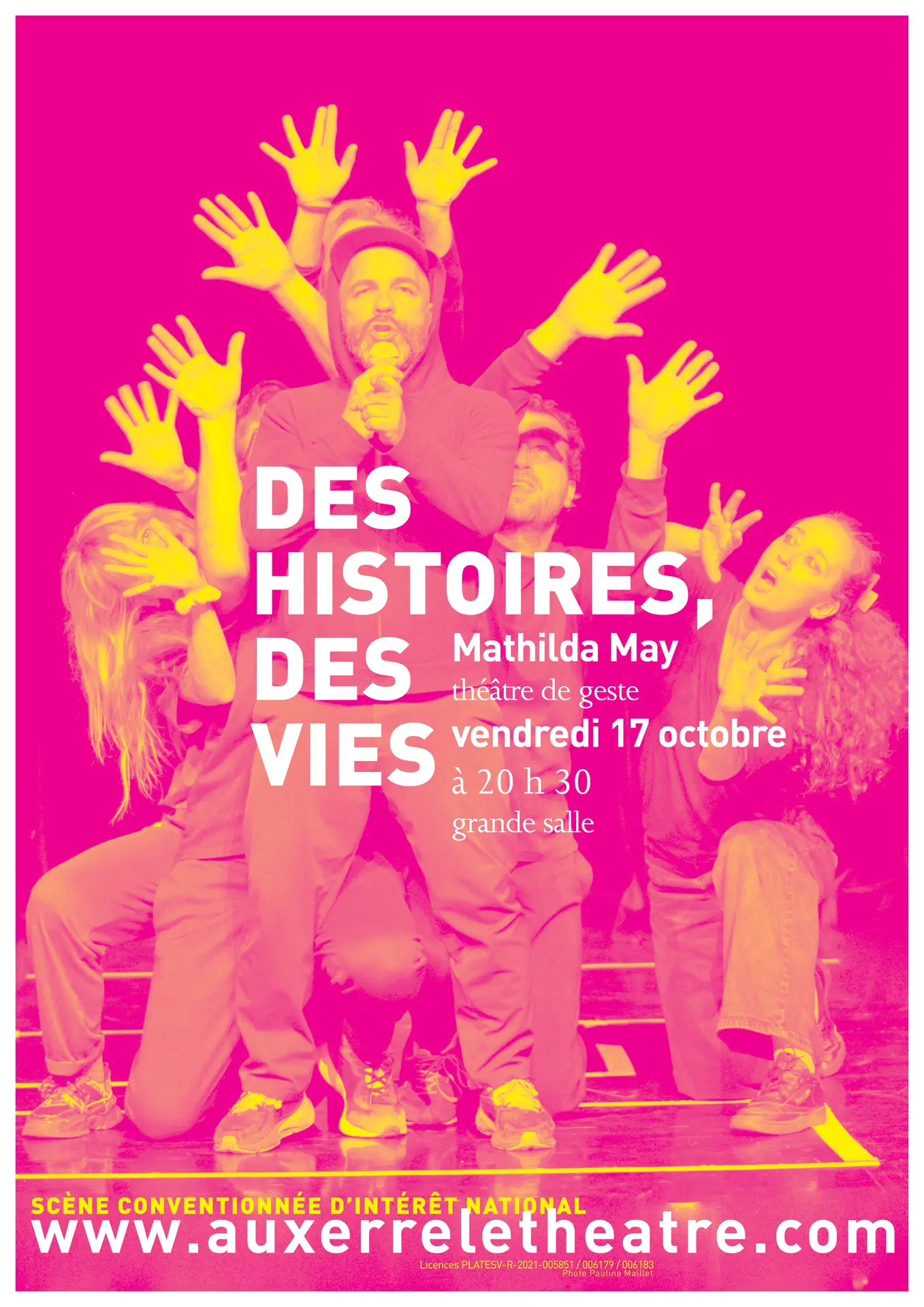 affiche A3 des histoires des vies