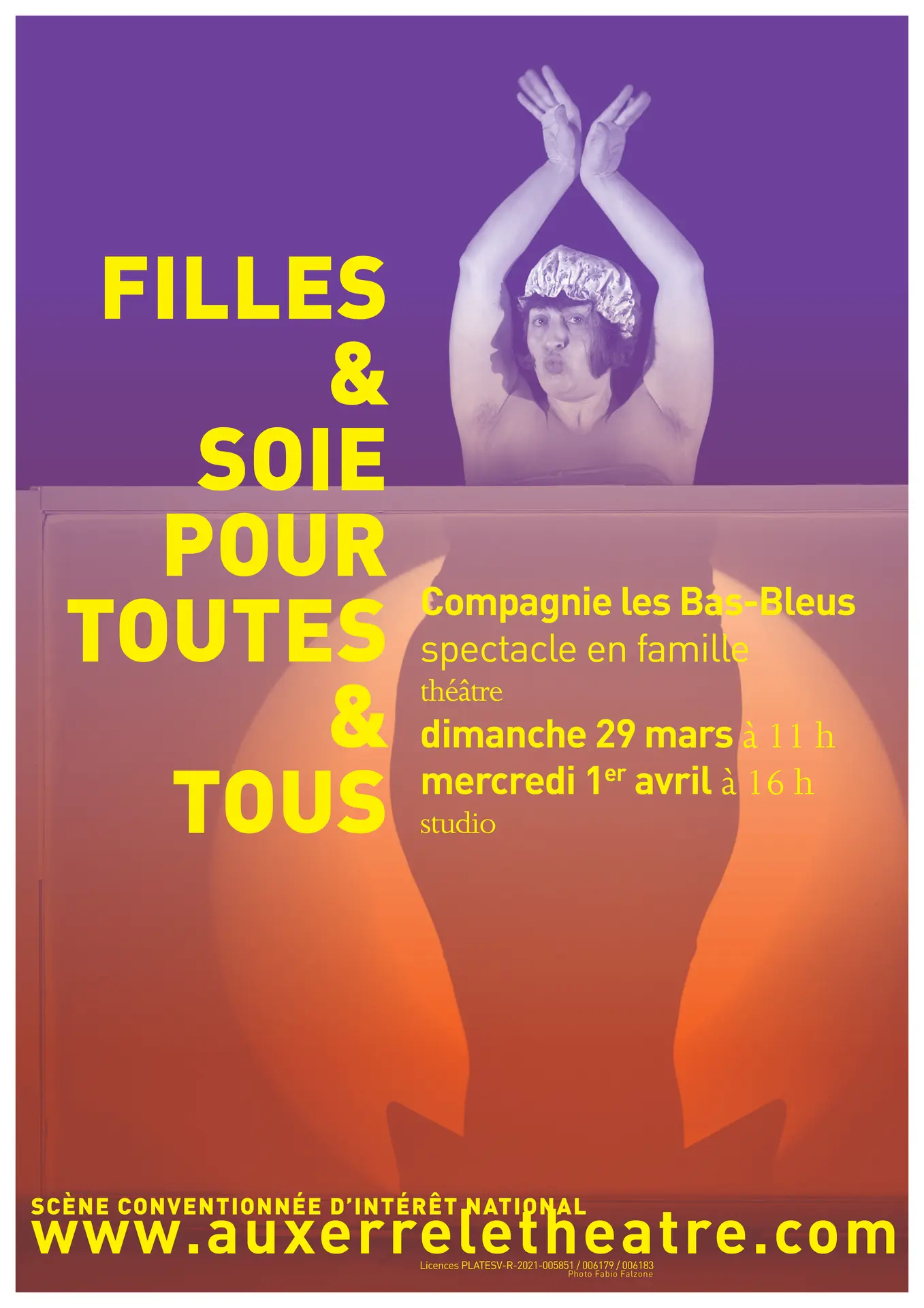affiche A3 fille & soie