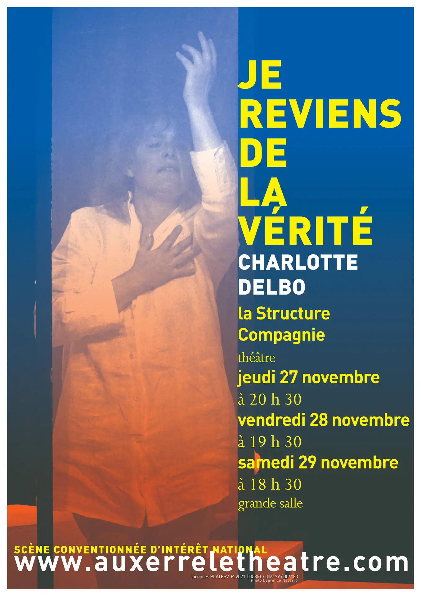 affiche A3 je reviens de la vérité