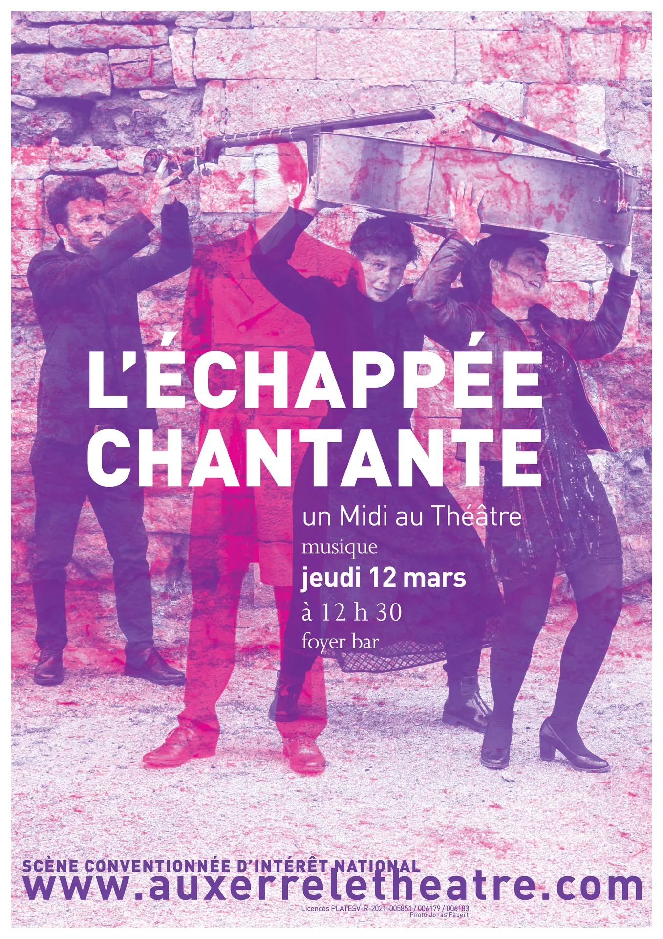 affiche A3 l'échappée chantante