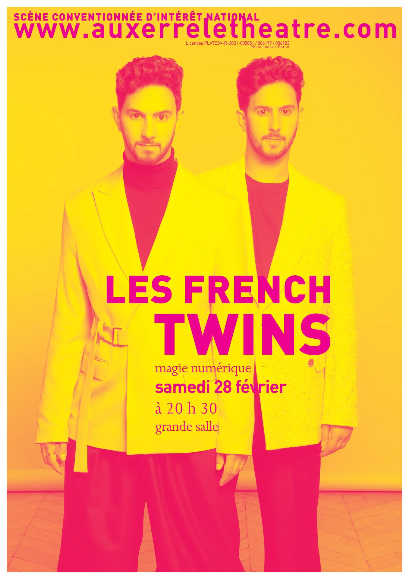 affiche A3 les french twins