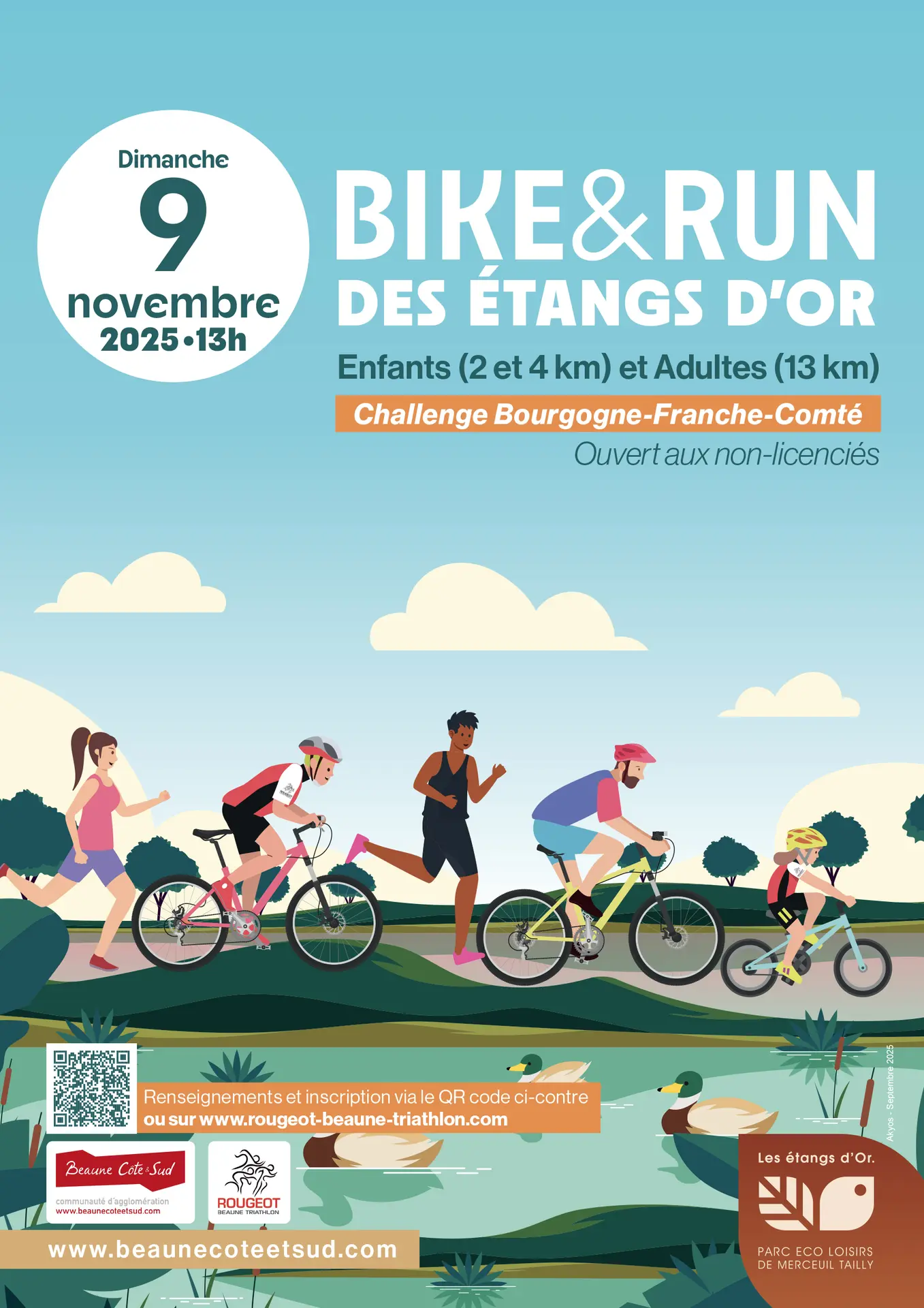 affiche Bike and run-2025