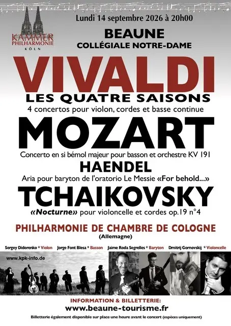 Concert du 14 septembre ensemble de Cologne