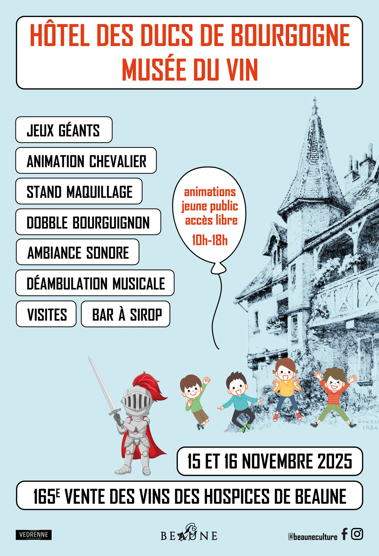 affiche Vente des vins 2025