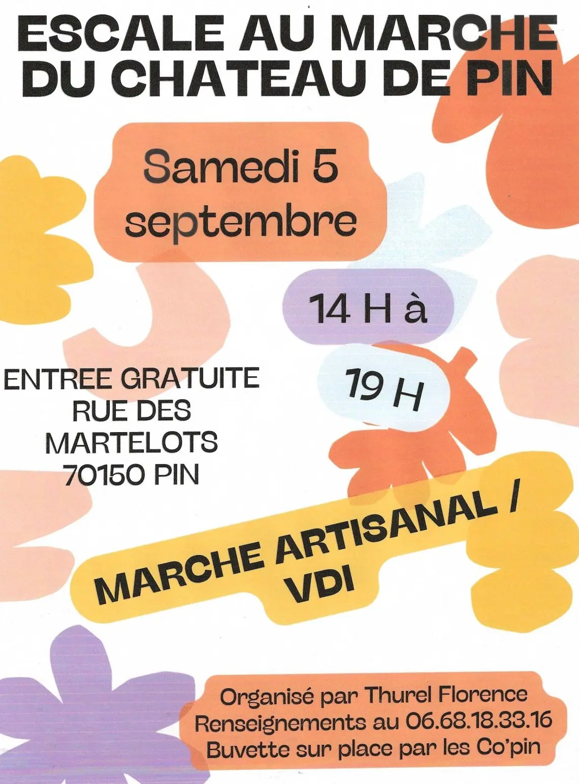 affiche marché Pin