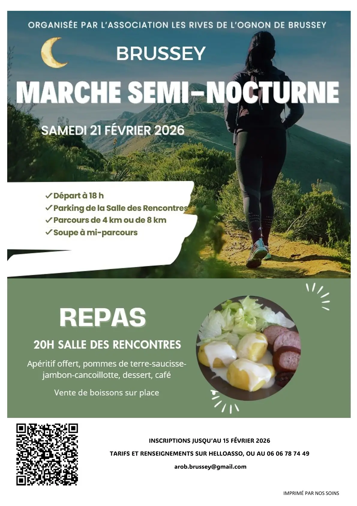 Marche semi-nocturne Brussey