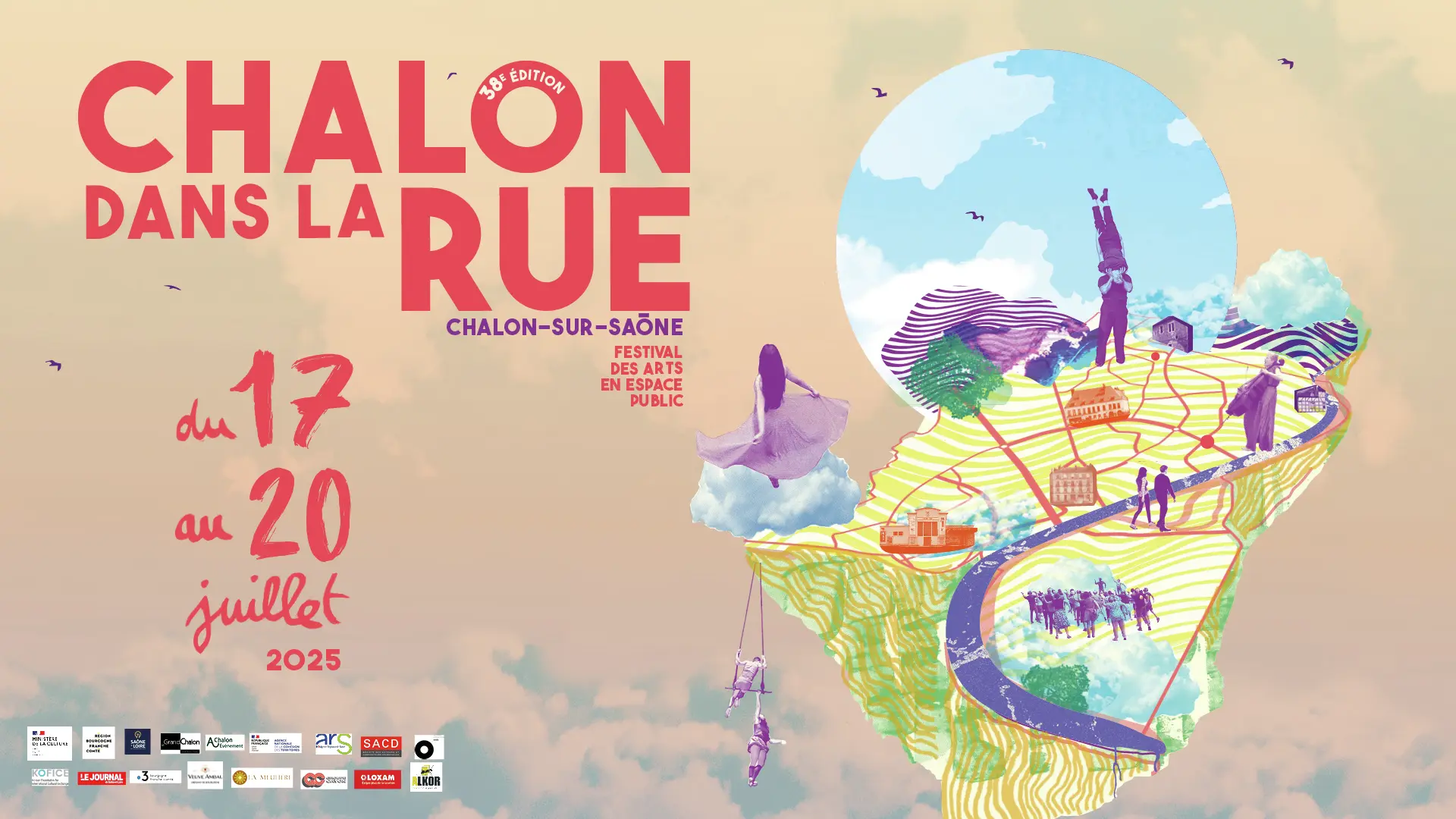 Affiche festival Chalon dans la rue