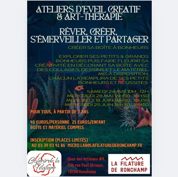 ateliers éveil créatif