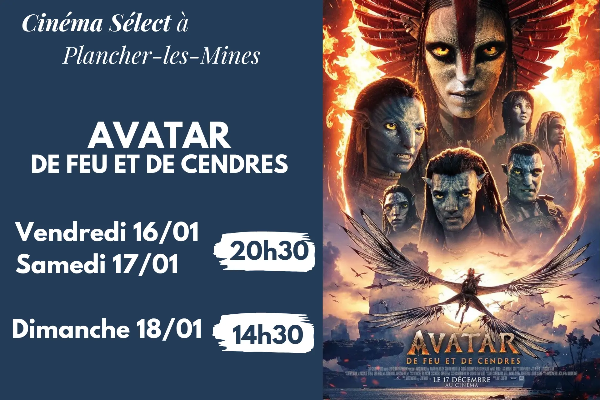 Janvier février 2026 - avatar de feu et de cendres