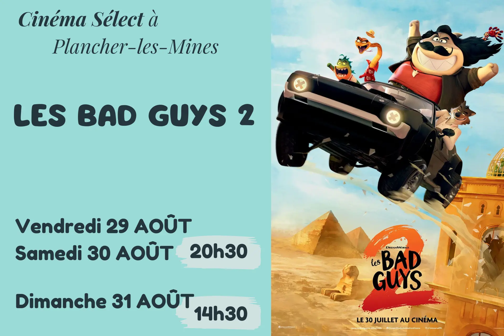 septembre octobre 2025 - bad guys 2