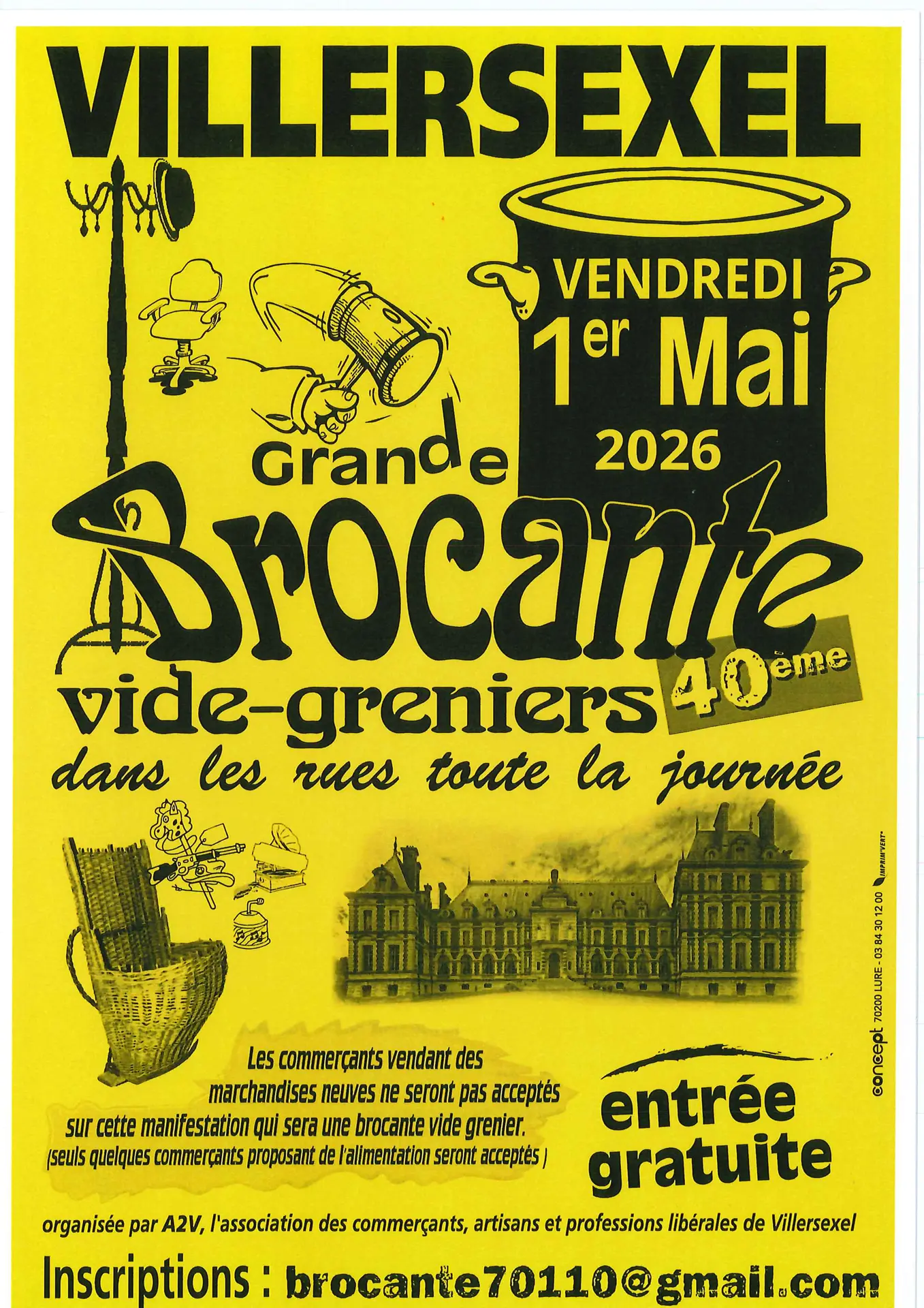 brocante VILLERSEXEL 01 mai
