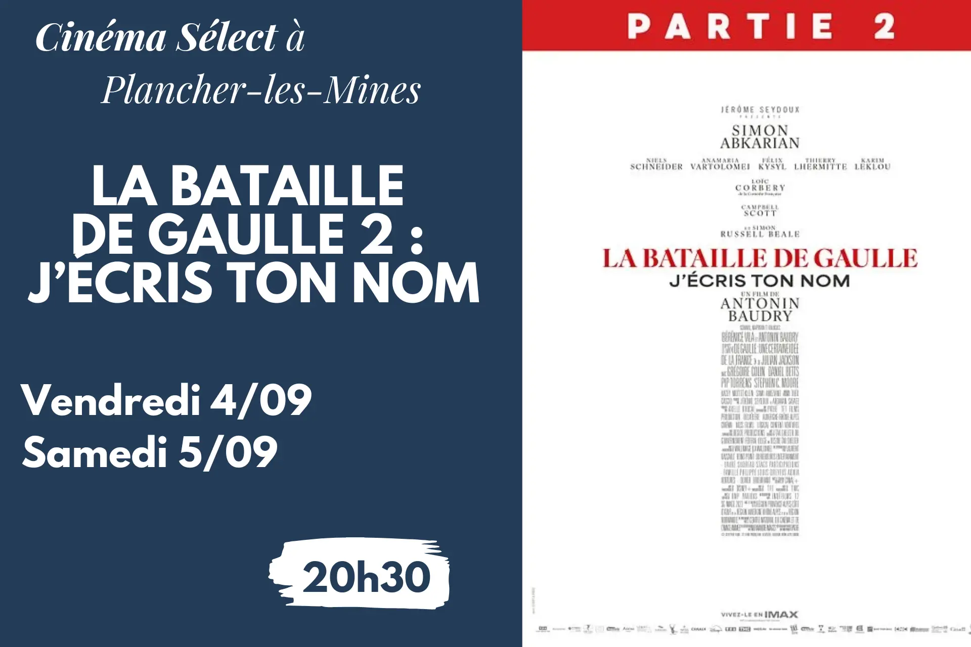 Prog cinéma - de Gaulle2