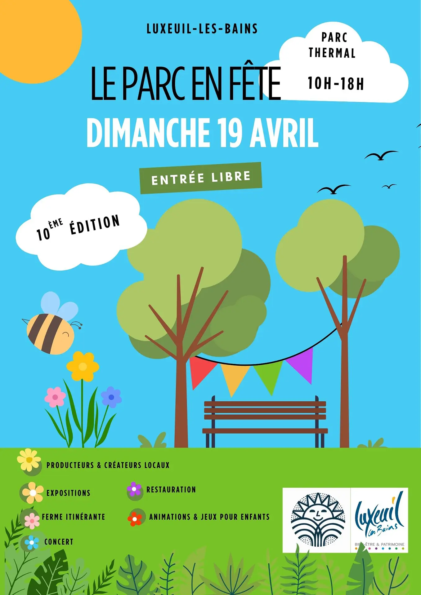 Affiches événement Fête du parc