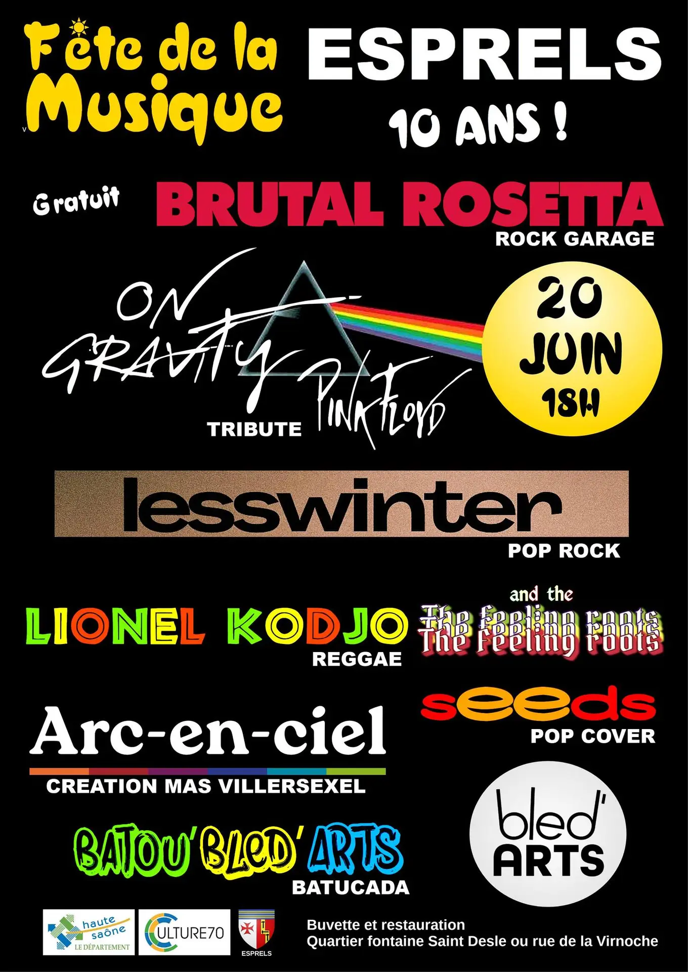 fête musique ESPRELS 20 JUIN